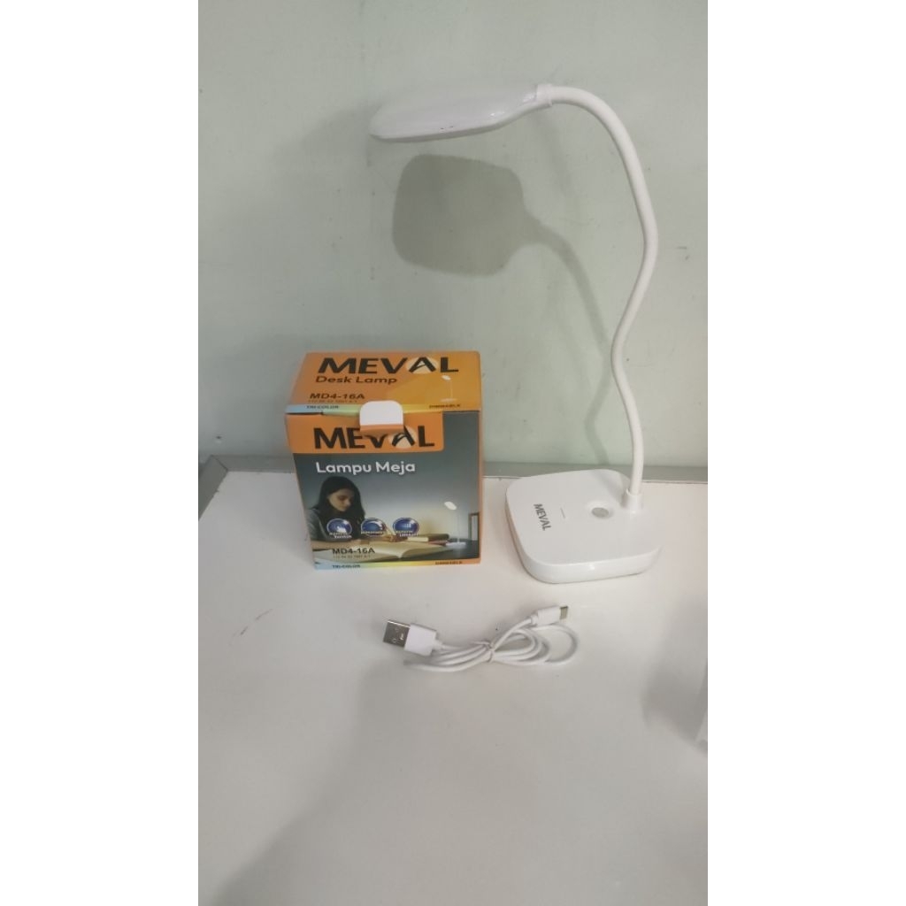 lampu belajar led cas