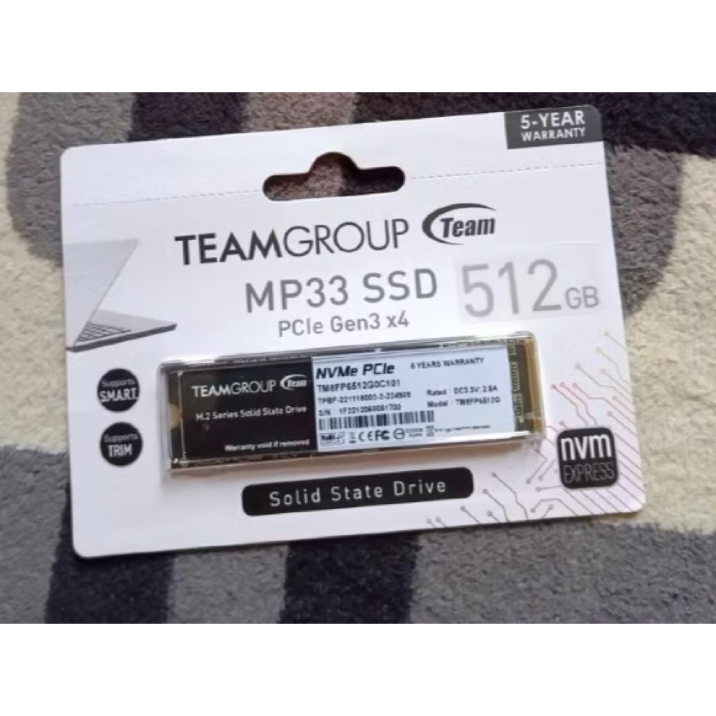 SSD NVME M.2 TEAM GROUP 512 GB