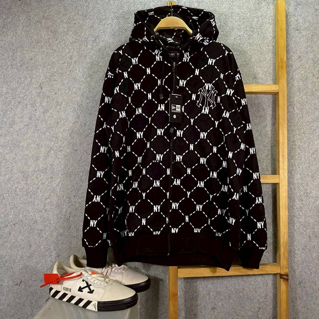 jaket hoodie jipeer New era/ New york fullprint fulltag