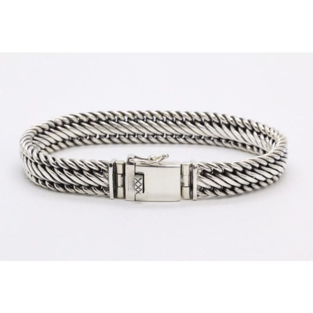 gelang perak pria 925