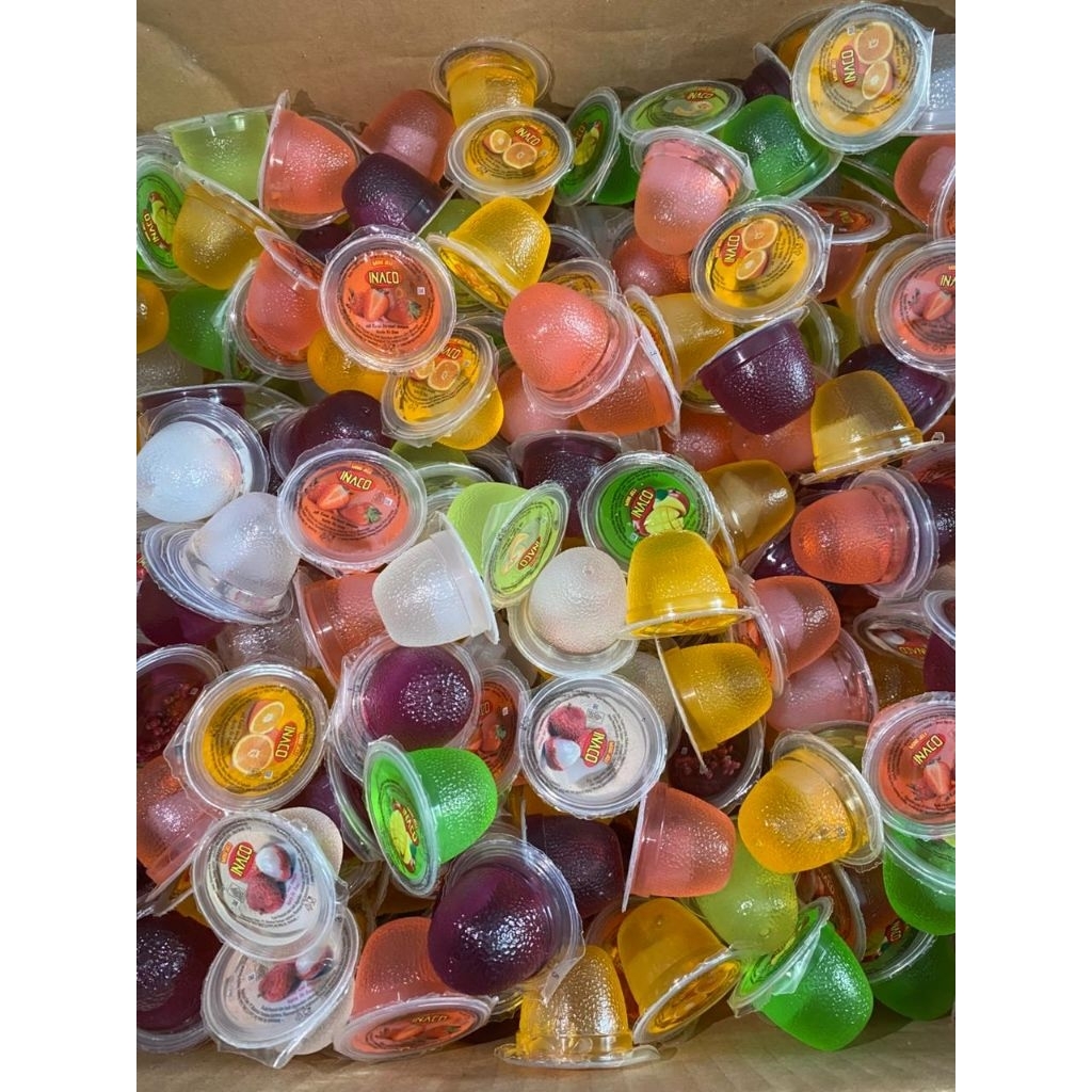 Jeli inaco premium rasa mix buah | jelly puding 1kg