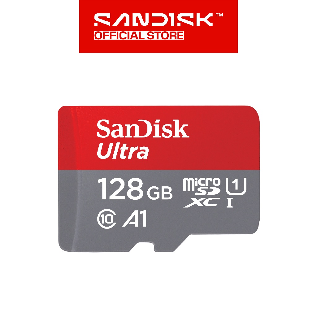 SANDISK microSDXC Ultra A1 128GB UHS-I (Up to 140MB/s) - QUAB