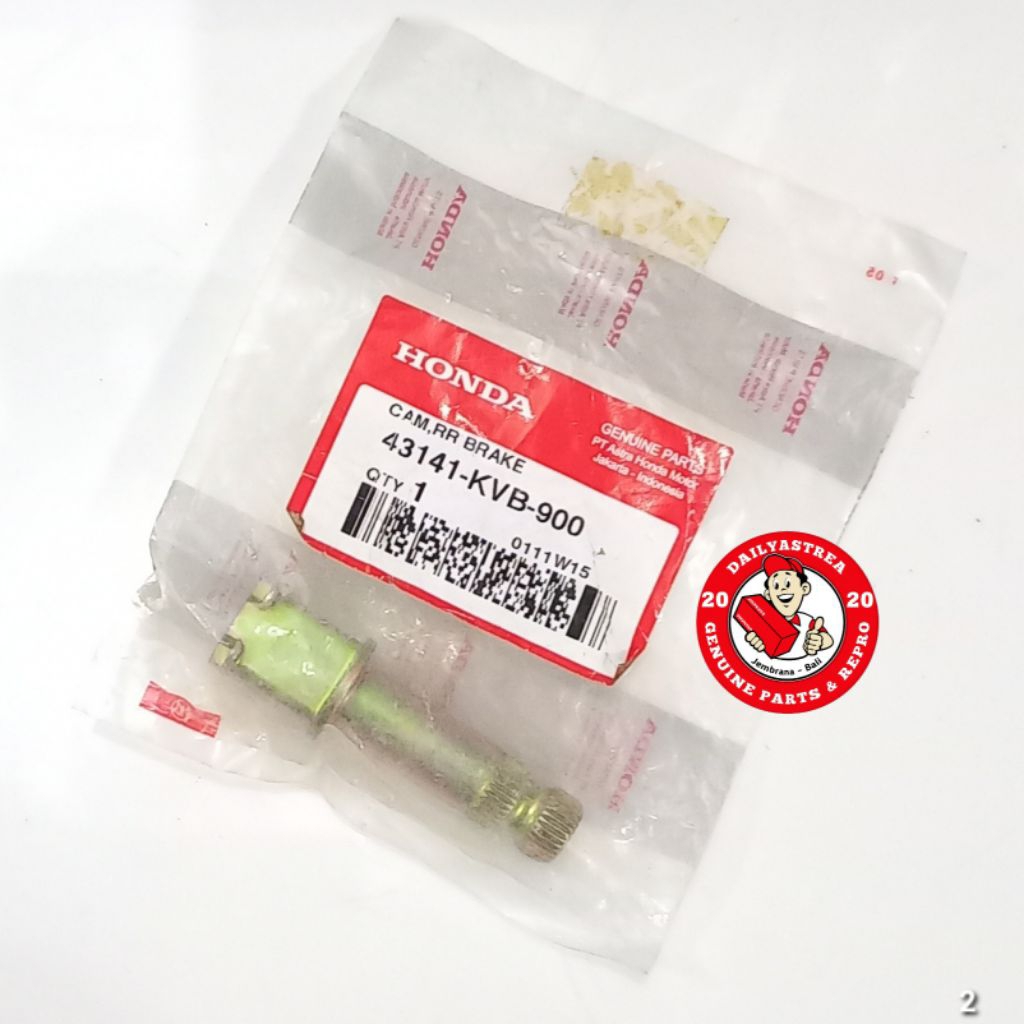 CAM RR BRAKE AS PAHA REM BELAKANG HONDA VARIO 110 CW KARBU ORIGINAL ORI AHM 43141-KVB-900