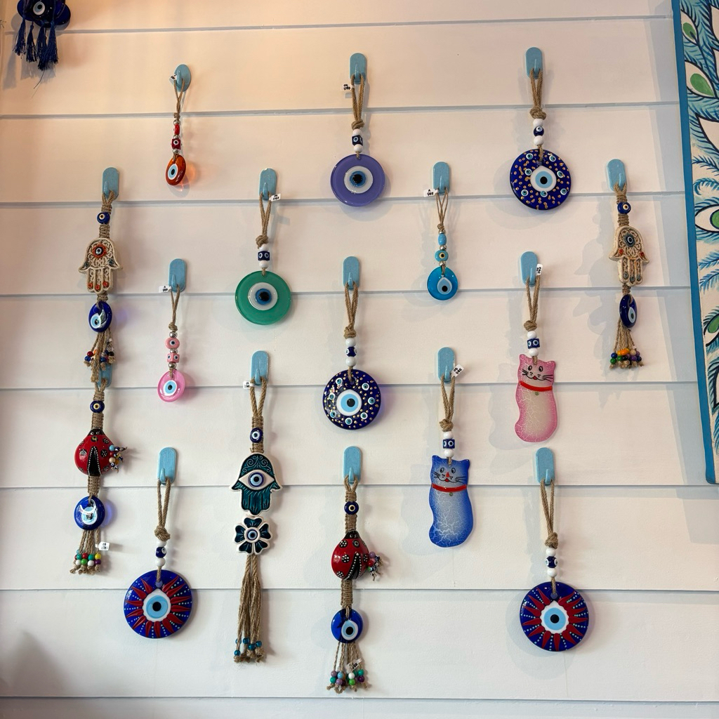 Hiasan Pajangan Dinding Turki / Gantungan dinding Turki / Souvenir Turki Hiasan Dinding Blue Eyes / 