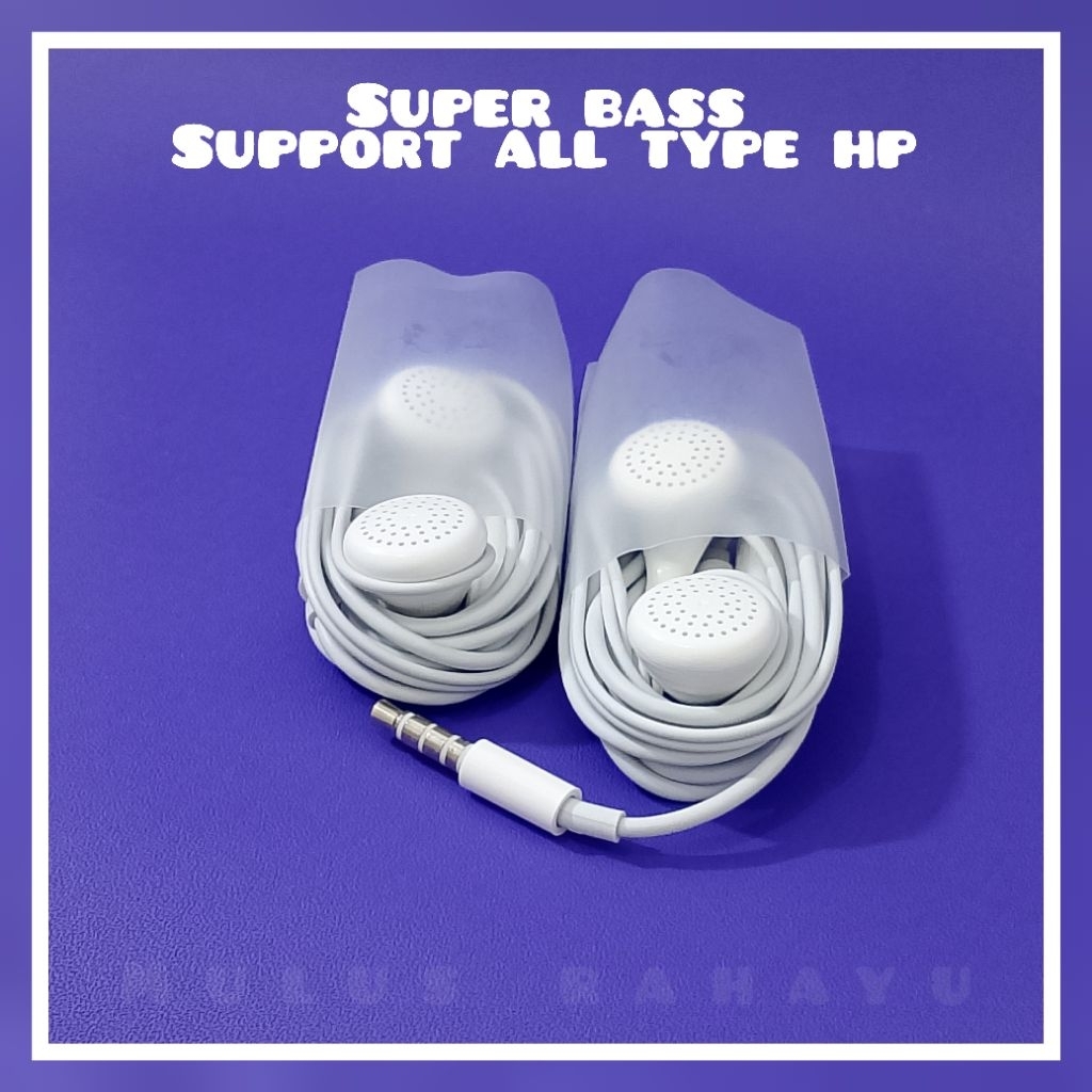 Headset Vivo Original Bass Earphone Vivo Original Asli Super Bass