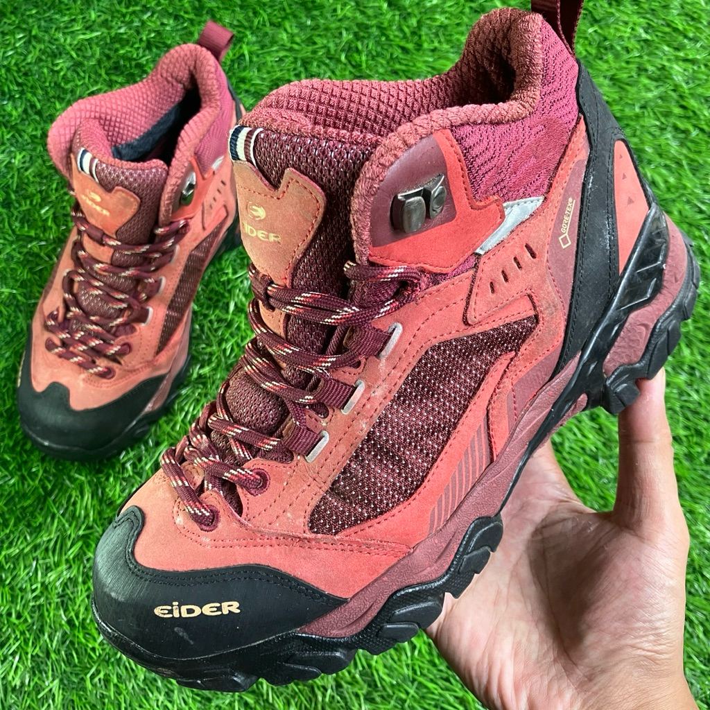 K2 Mid Red Leather GTX Outdoors shoes size 38