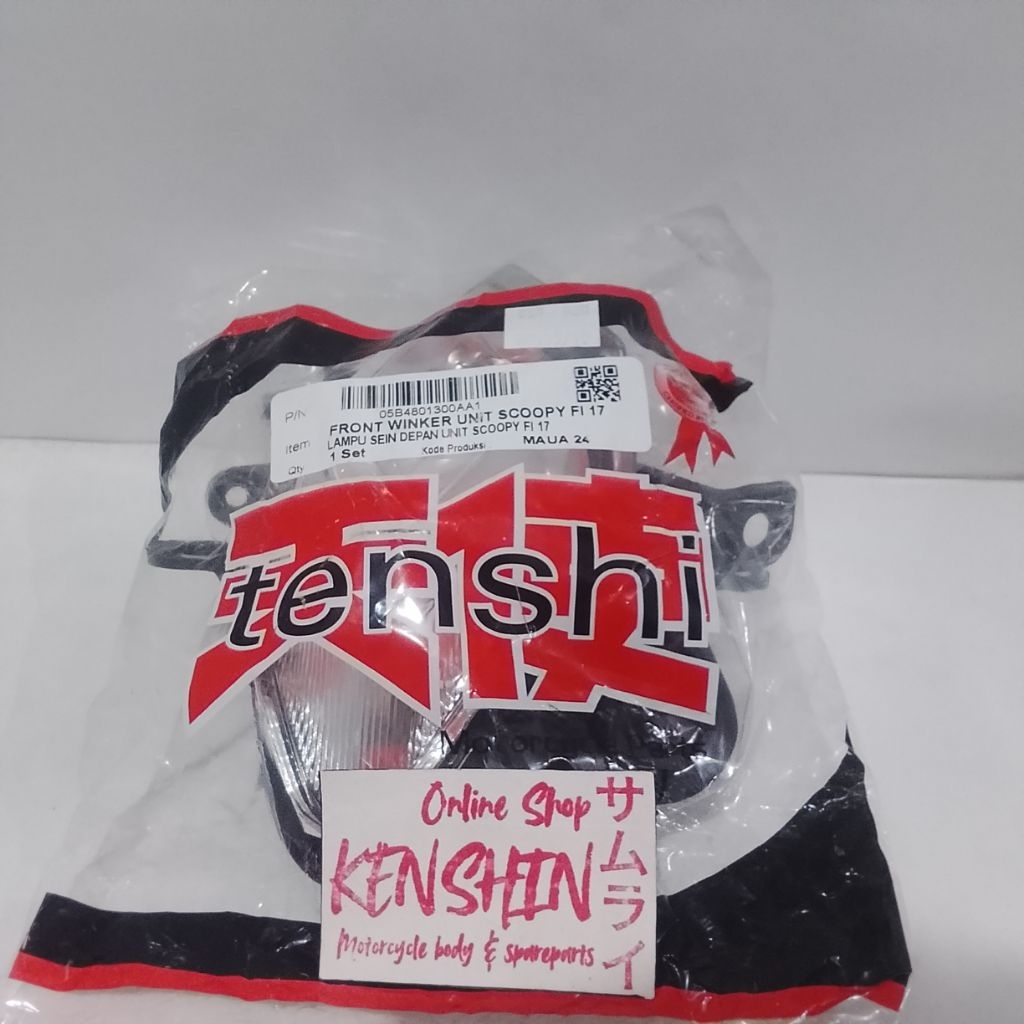 Lampu sen Depan unit Scoopy fi 17 2017-2019 TENSHI.