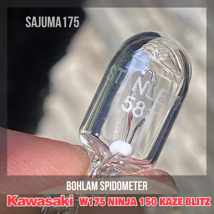 Bohlam Backlight Spidometer Kawasaki W175 /Ninja 150 /Kaze /Blitz