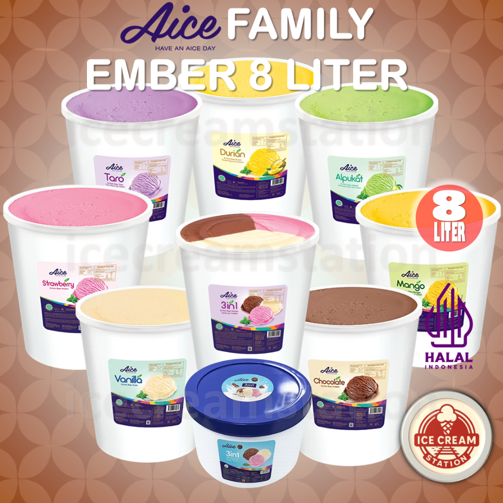AICE ICE CREAM EMBER PORSI BESAR
