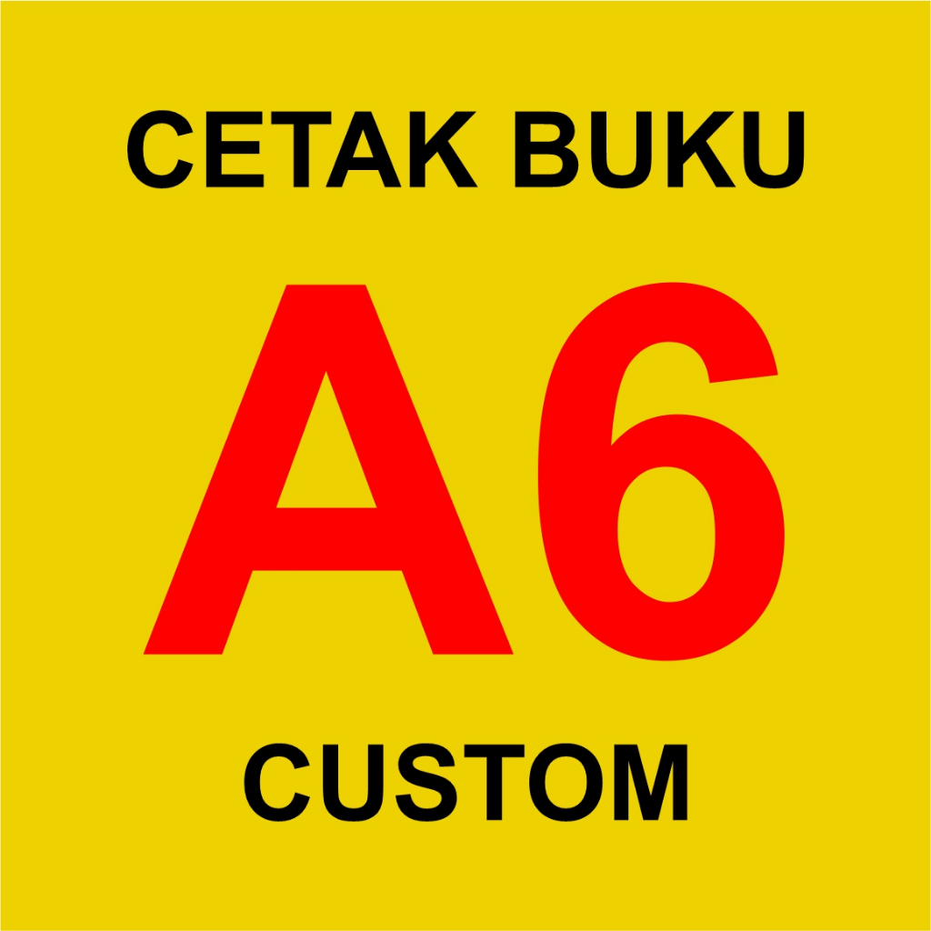 CETAK  BUKU CUSTOM A6