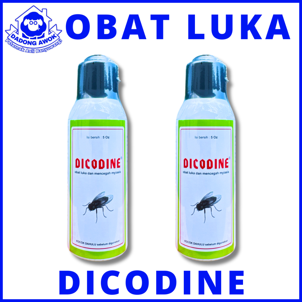 DICODINE 50 ml obat luka anti lalat - GUSANEX kecil- gusanex spray kecil mini - gusanex sapi kambing