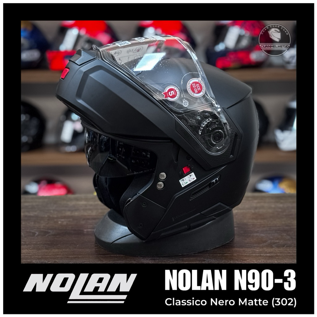 Nolan N90-3 Classico Nero Matte (302) NOLAN N903
