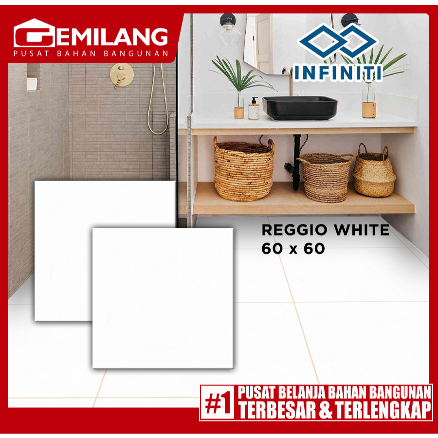 INFINITY GRANIT REGGIO WHITE 60 x 60