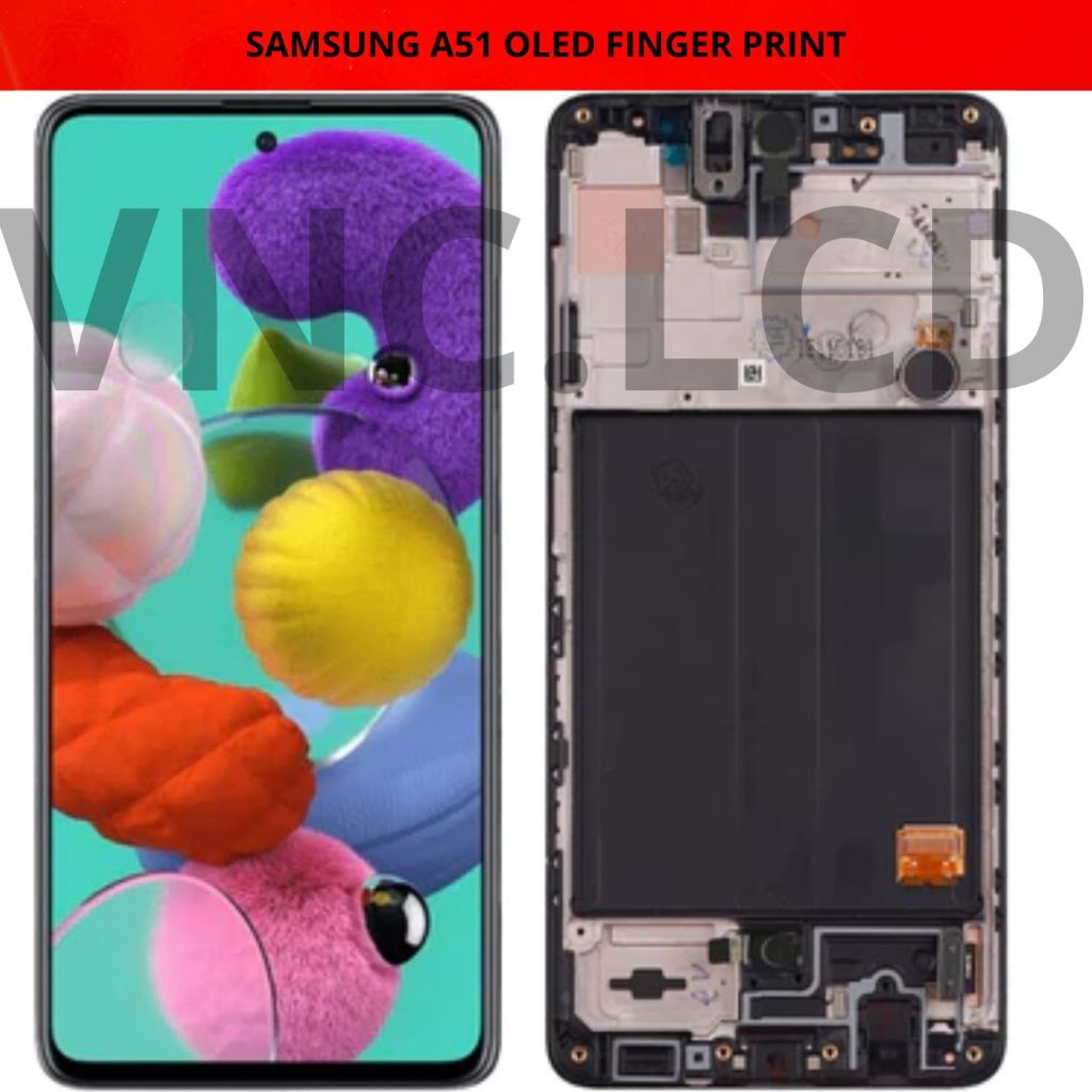 {ORI} {COD} LCD SAMSUNG A51 2020/A515F  ORIGINAL OLED FINGERPRINT