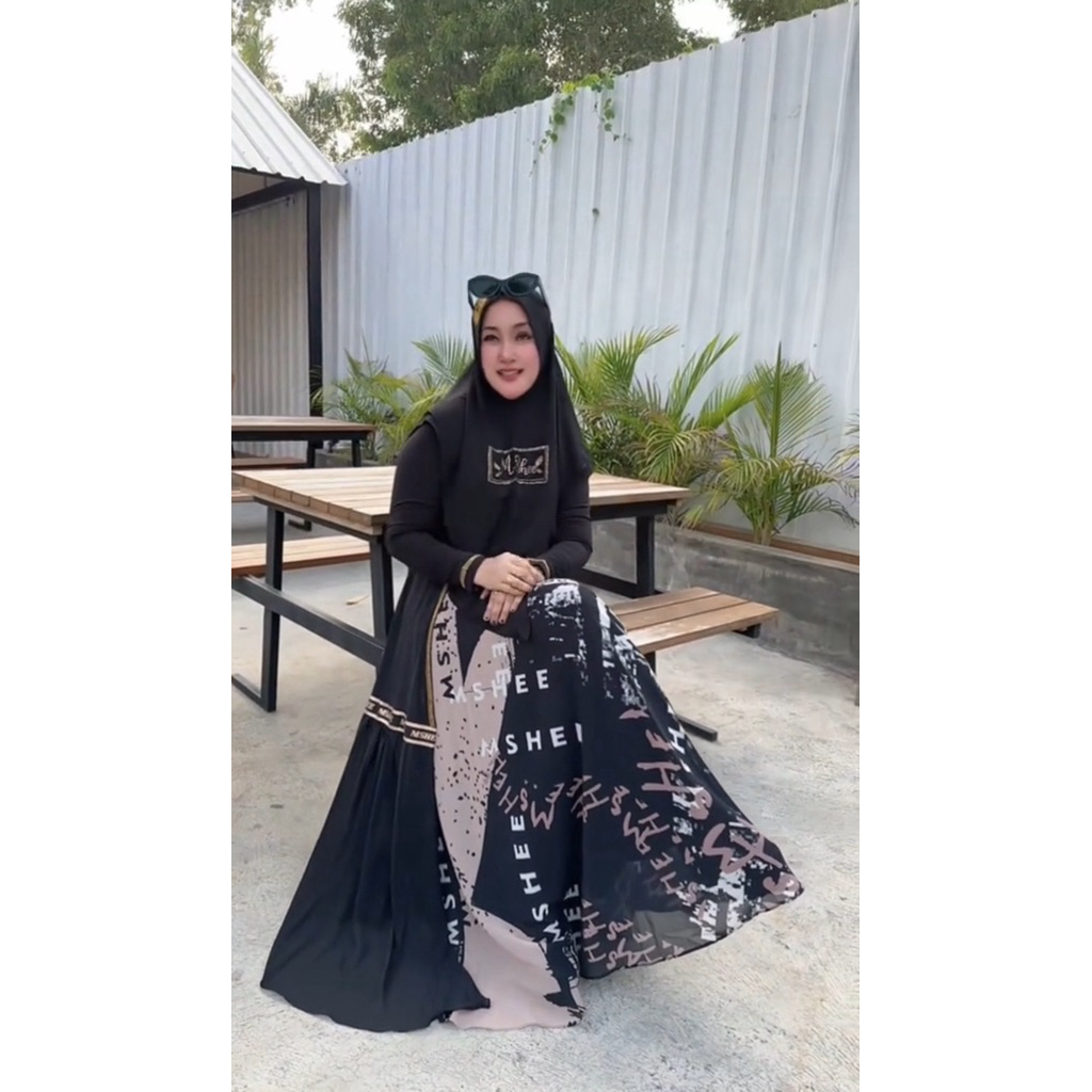 Gisel set syari by Mshee