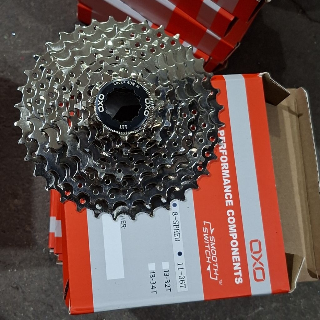 Cassate Sprocket Slup OXO 8 Speed 36T 11-36T Silver
