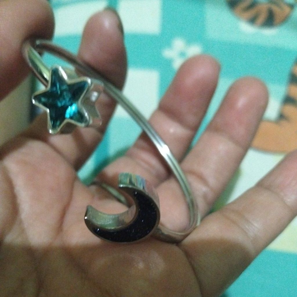 GELANG MONSTAR BLUE S Original mci second lengkap box mulussss