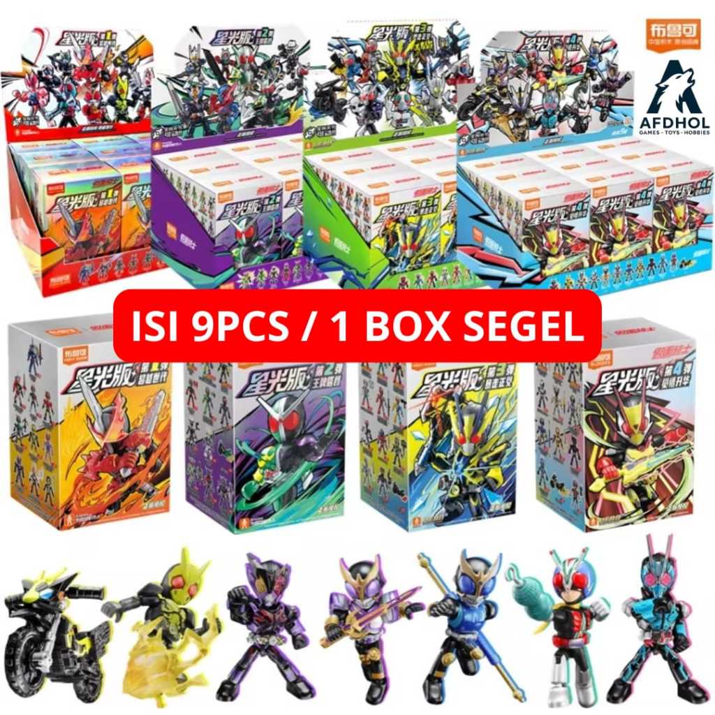 BLOKEES KAMEN RIDER STARLIGHT VERSION 04 03 02 01 MOTOR SATRIA BAJA HITAM KAMENRIDER ZERO ONE ICHIGO