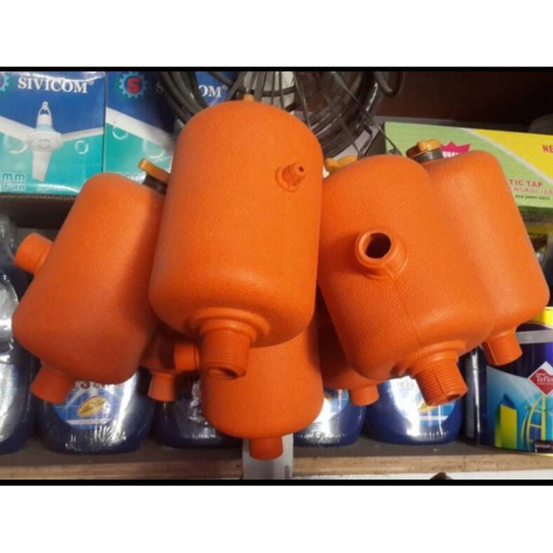 tabung atas pompa air kecil semi jet pump pam pendorong sanyo pvc awet angin penampung penguat