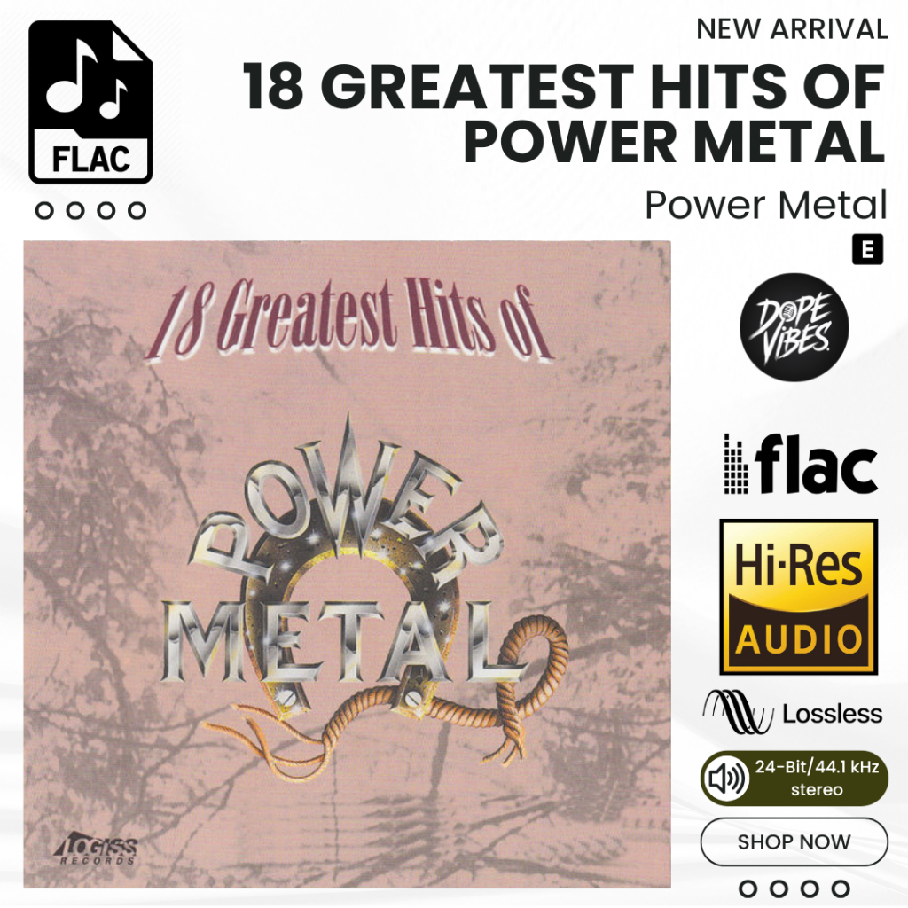 18 Greatest Hits Of Power Metal (2021) Power Metal Album Lagu FLAC Hi-Res Lossless 24-Bit/44.1 kHz