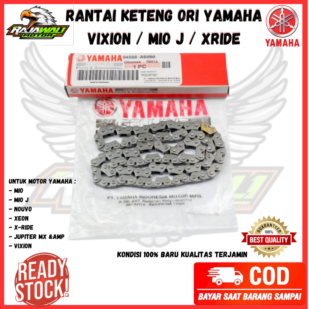 Rantai Keteng Vixion Ori - Rantai Kamprat Yamaha Jupiter mx - Rantai Keteng mio j - 94568-A8096