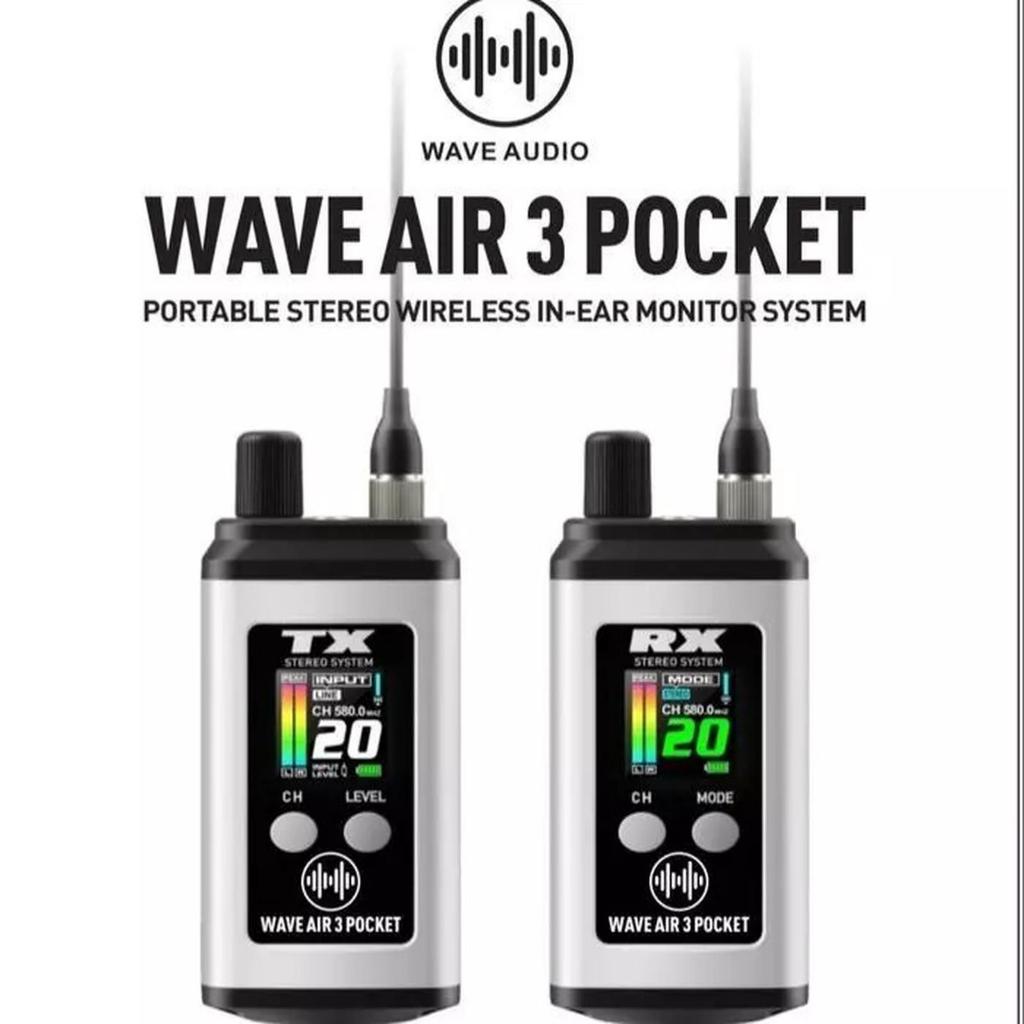 Wave Audio Wave Air 3 Pocket Wireless IEM Set