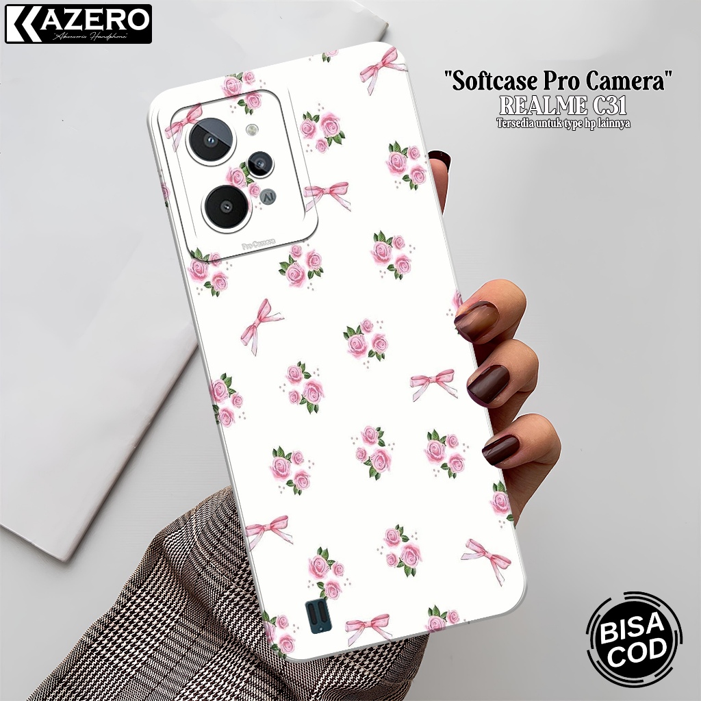 Case Realme C31 - Pro Camera - Fashion Case Aesthetic - Softcase Realme C31 - Casing Realme C31 - Ke