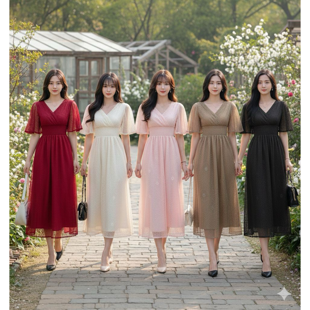 krisdayanti BROCADE DRESS