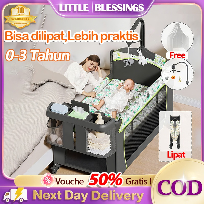 [Bisa dilipat] Box Bayi Tempat Tidur Bayi ranjang bayi baby box Bisa dilipat