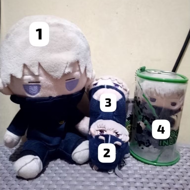 Plush Inumaki Toge Boneka Inumaki Jujutsu Kaisen