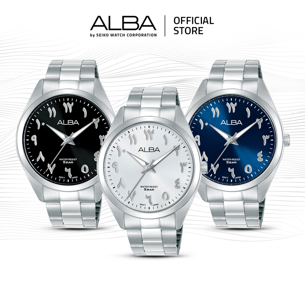 Alba Jam Tangan Pria  ARX159 ARX161 ARX163 Quartz Collection Stainless Strap