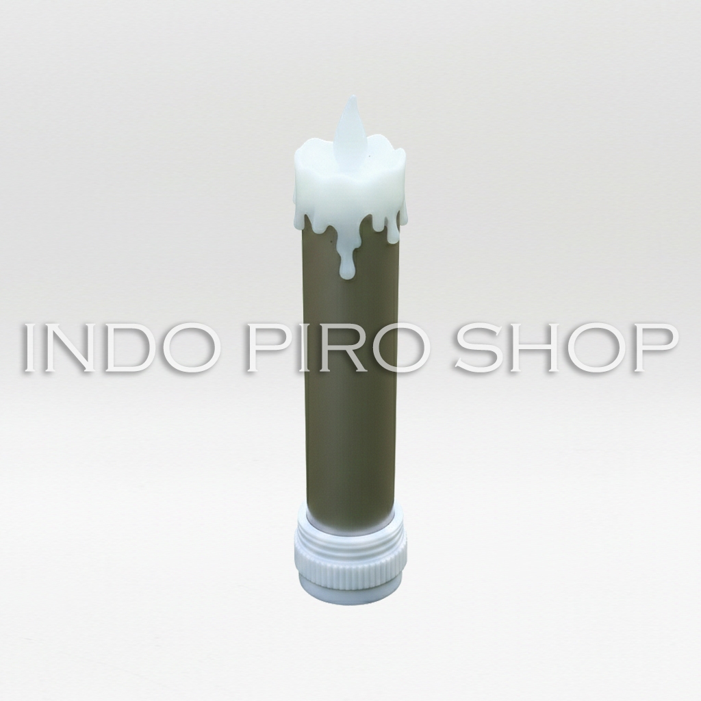 Lampu Lilin Jumbo LED Electrik Pesta Warna PUTIH