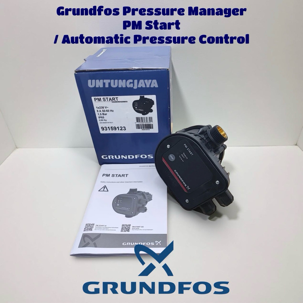 GRUNDFOS PRESSURE MANAGER PM START / AUTOMATIC PRESSURE CONTROL GRUNDFOS SETARA PM 1 PM1