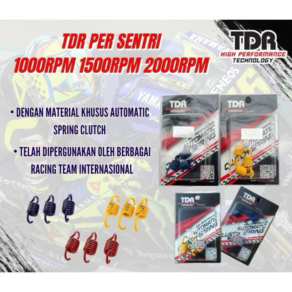 PER KAMPAS GANDA PER SENTRI PER CENTRI TDR 1000RPM 1500RPM 2000RPM TDR ORIGINAL UNIVERSAL MIO BEAT S