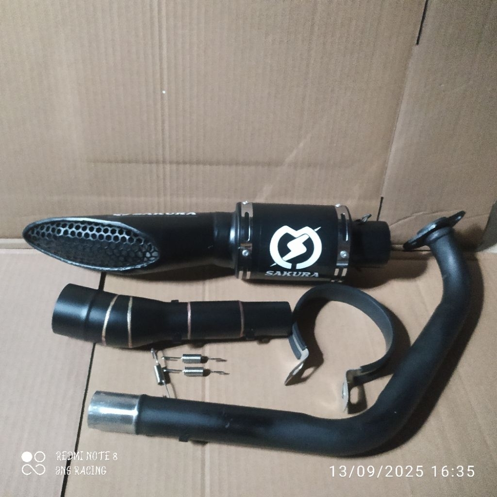 KNALPOT SAKURA UNDERBELLY VIXION R15 CBR 150R XSR 155 GSX R150