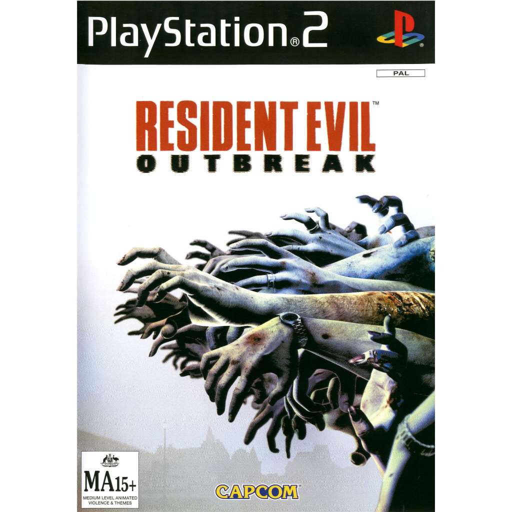 KASET DVD GAME PS2: RESIDENT EVIL OUTBREAK