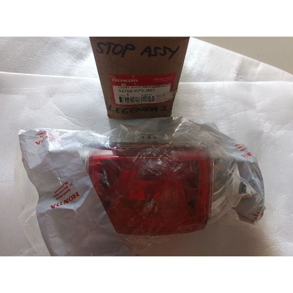 lampu belakang legenda 2 ori baru ahm assy