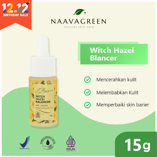SERUM NAAVAGREEN WITCH HAZEL BALANCER WITH CERAMIDE - NAVAGREEN - NAVA GREEN - NAVAAGREEN - NAVAA GR