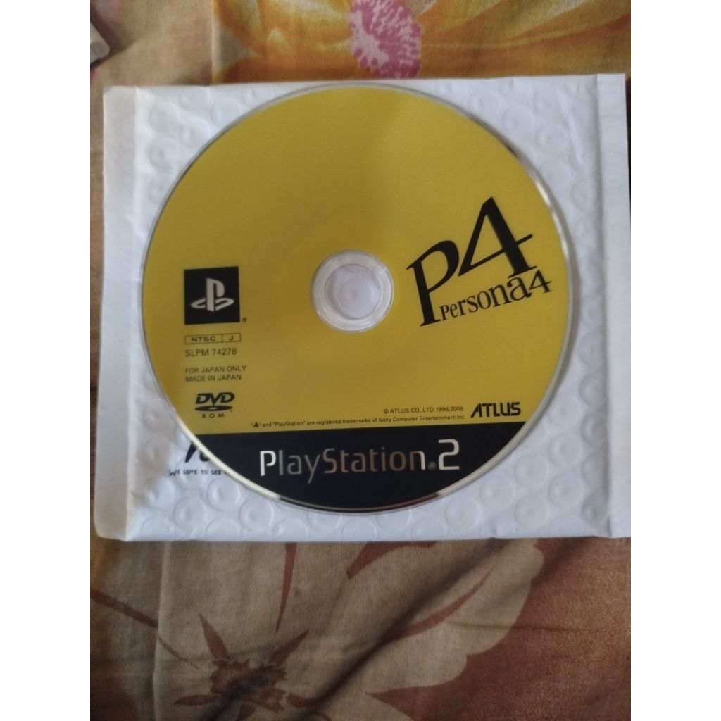 Kast Persona 4 Ps2 Original Langka