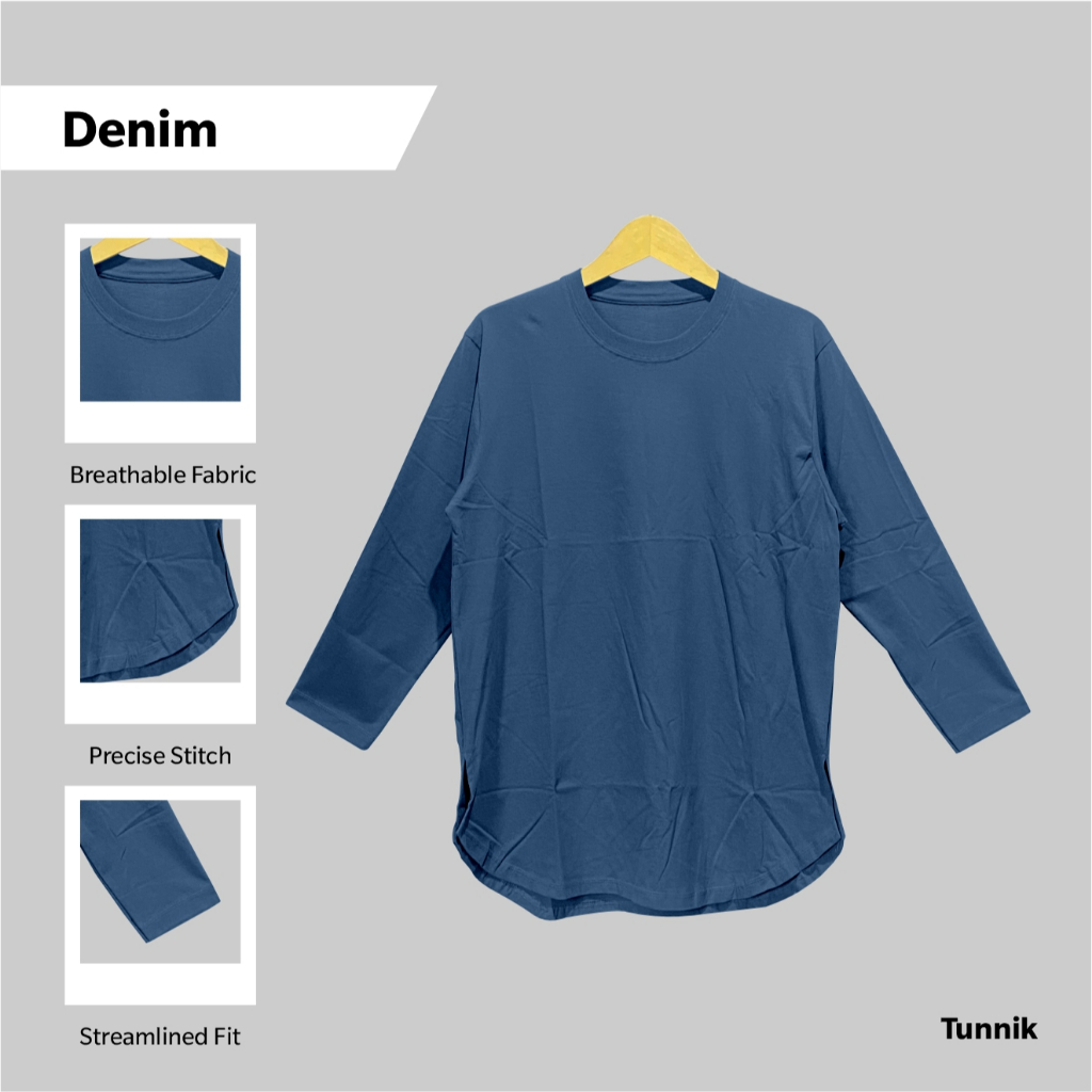 kaos tunik polos premium ALL SIZE