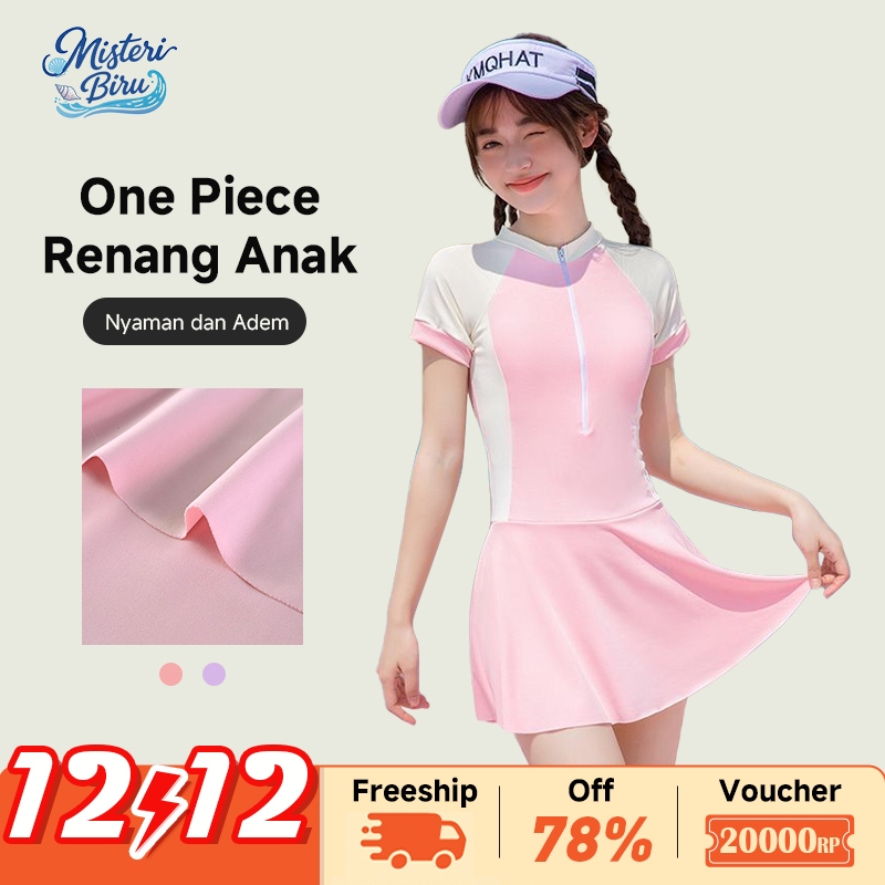 [MB]Swimsuit Wanita Rok Baju Renang Set Surfer Girl Beachwear Set Baju Pantai Kekinian Beachwear Baj