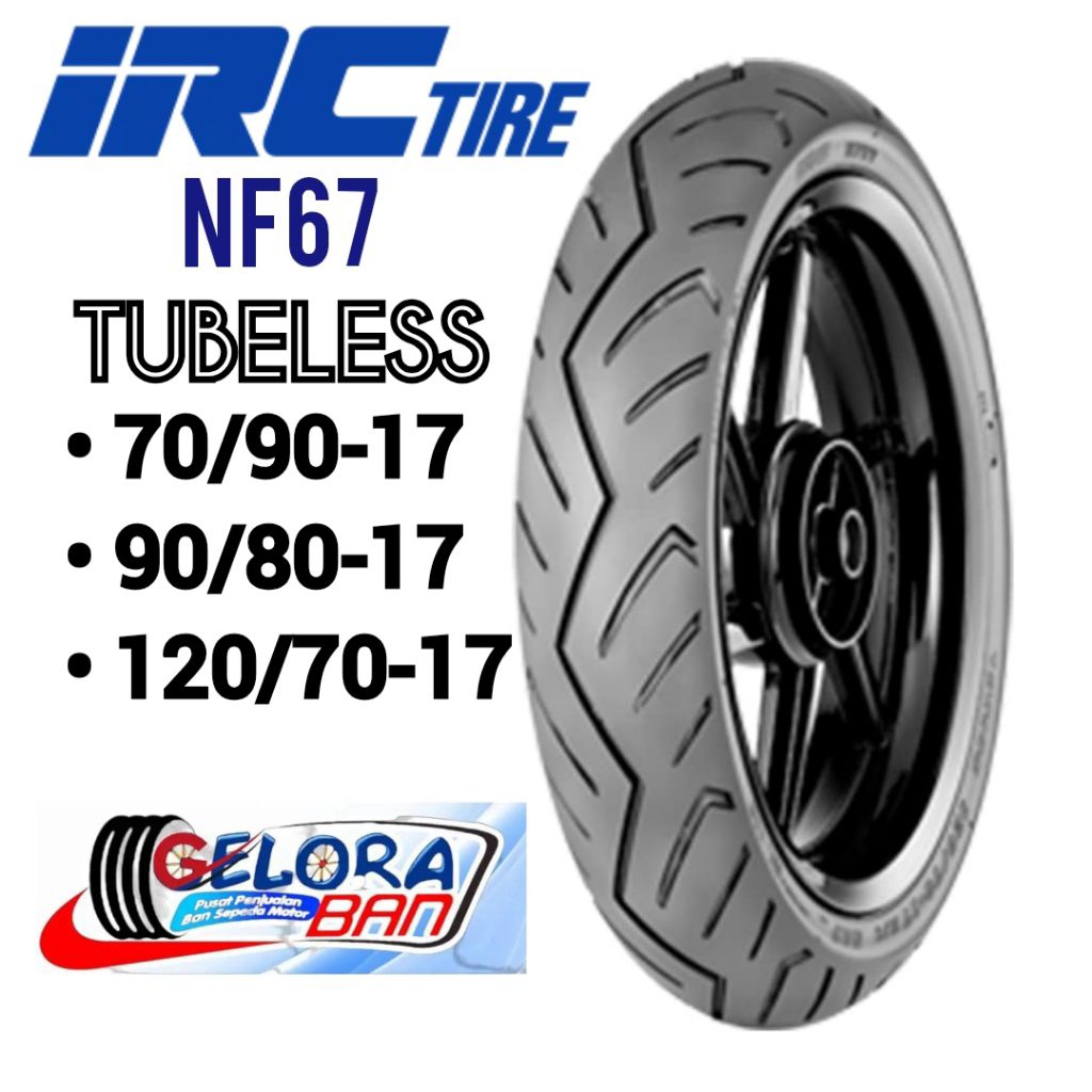 Ban Tubeless IRC Nf67 70/90-17 ban 80/90-17 ban 120/70-17 ban IRC 120/70-17 ban IRC Nf67 90/80-17 ba