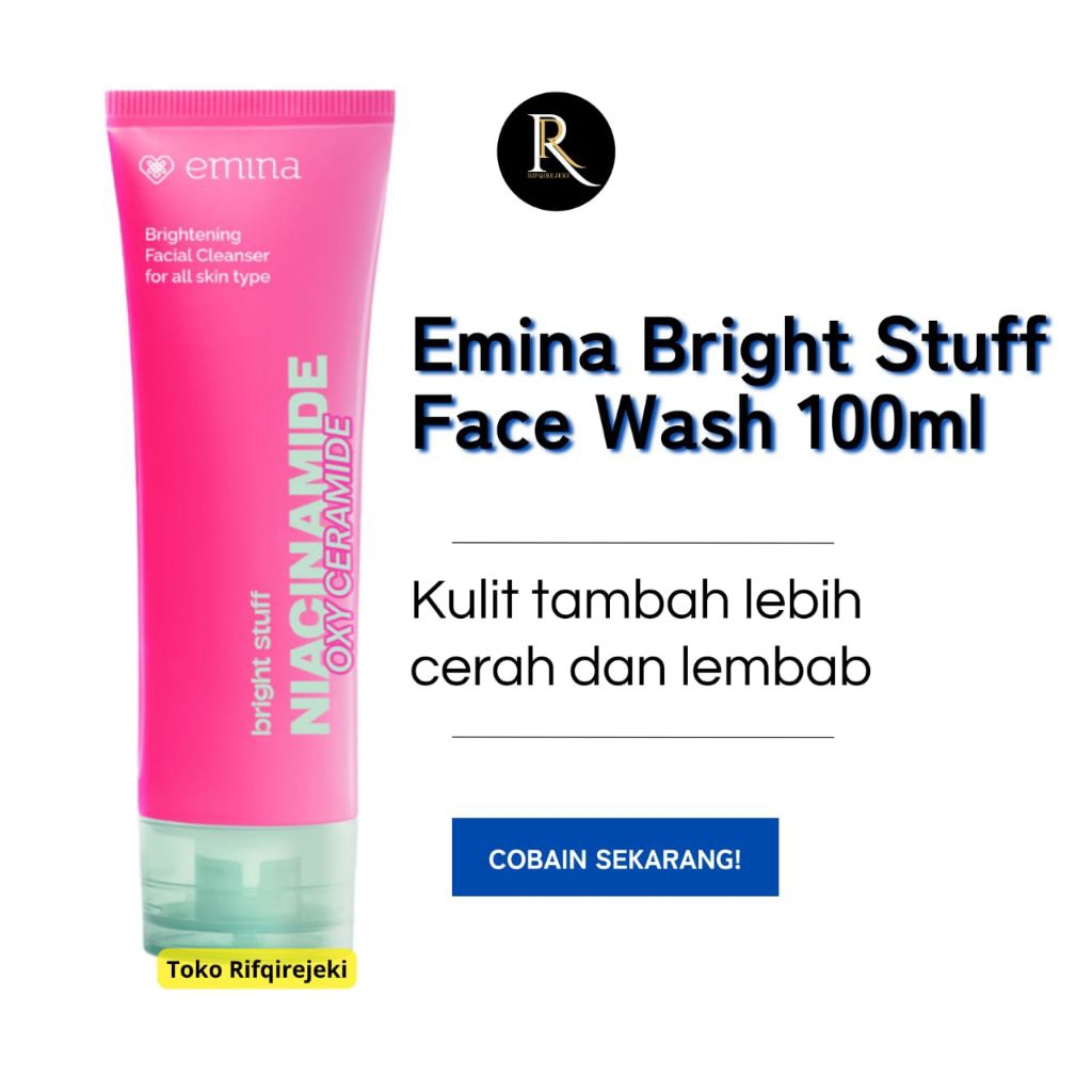 Emina Face Wash Bright Stuff 50/100 ml Emina Sabun Cuci Muka