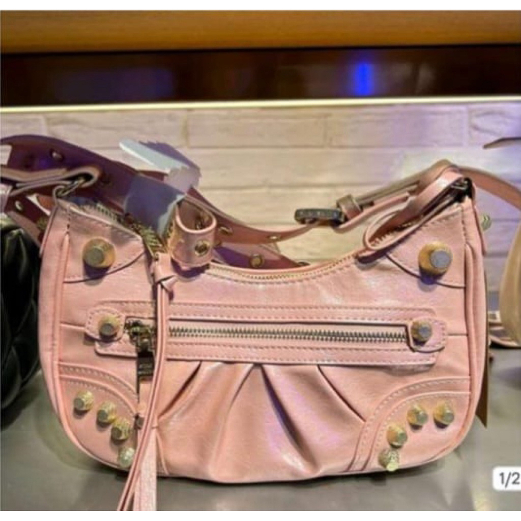 Tas Steve Madden BGLOWING Hand Bag Pink dan Bone