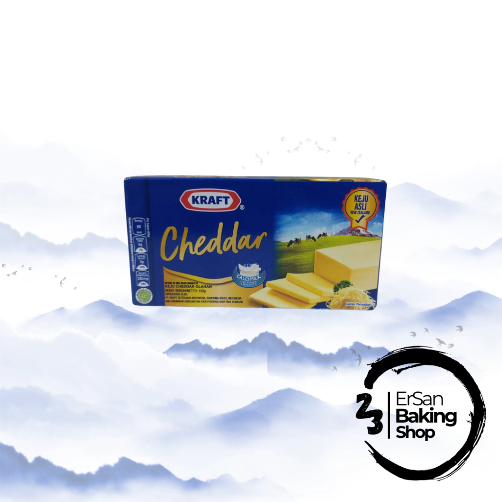 Keju Kraft Cheddar/Keju Cheddar/Keju Cheddar/Kraft Cheese 150gr