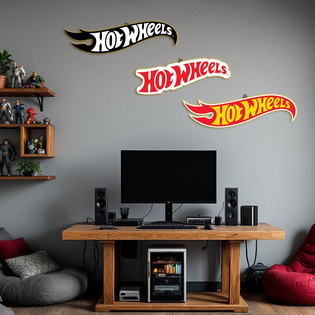[HIASAN DINDING UKIR] Hot Wheels Dipasang di Dinding Kamar