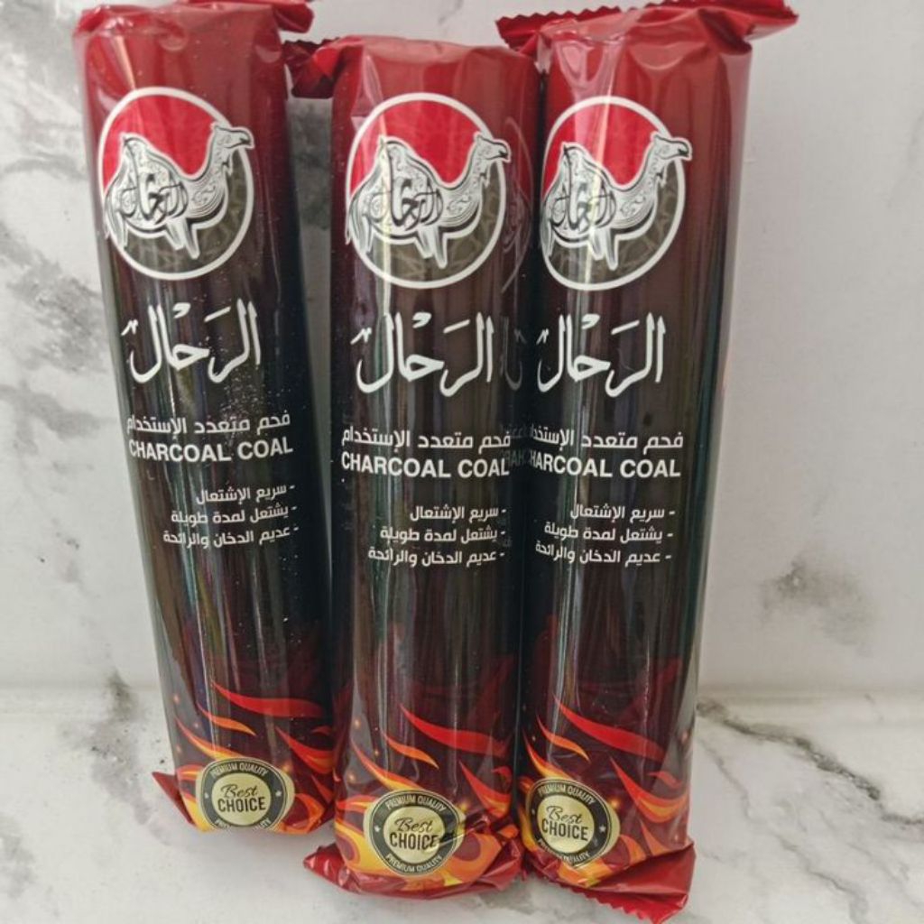 Arang Al Rahal Box Bukhur Tahan Lama / Arang Bukhur Tahan Lama asli arab original 1 box si 8 roll pr
