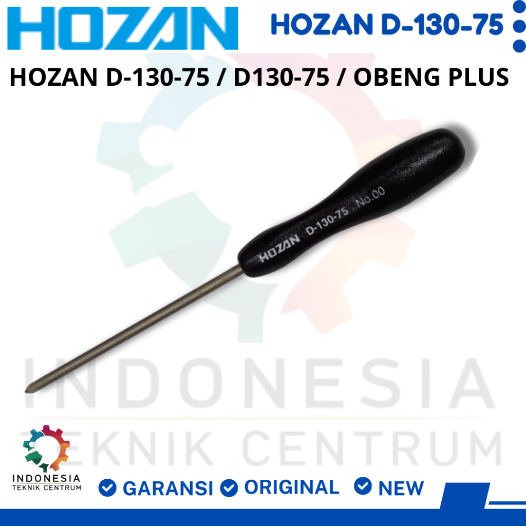 Hozan D-130-75 / D130-75 / obeng plus