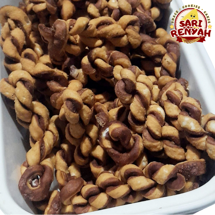 Kue Tambang Manis Renyah Mandala 250 Gram / Untir Kue Kering - Sari Renyah