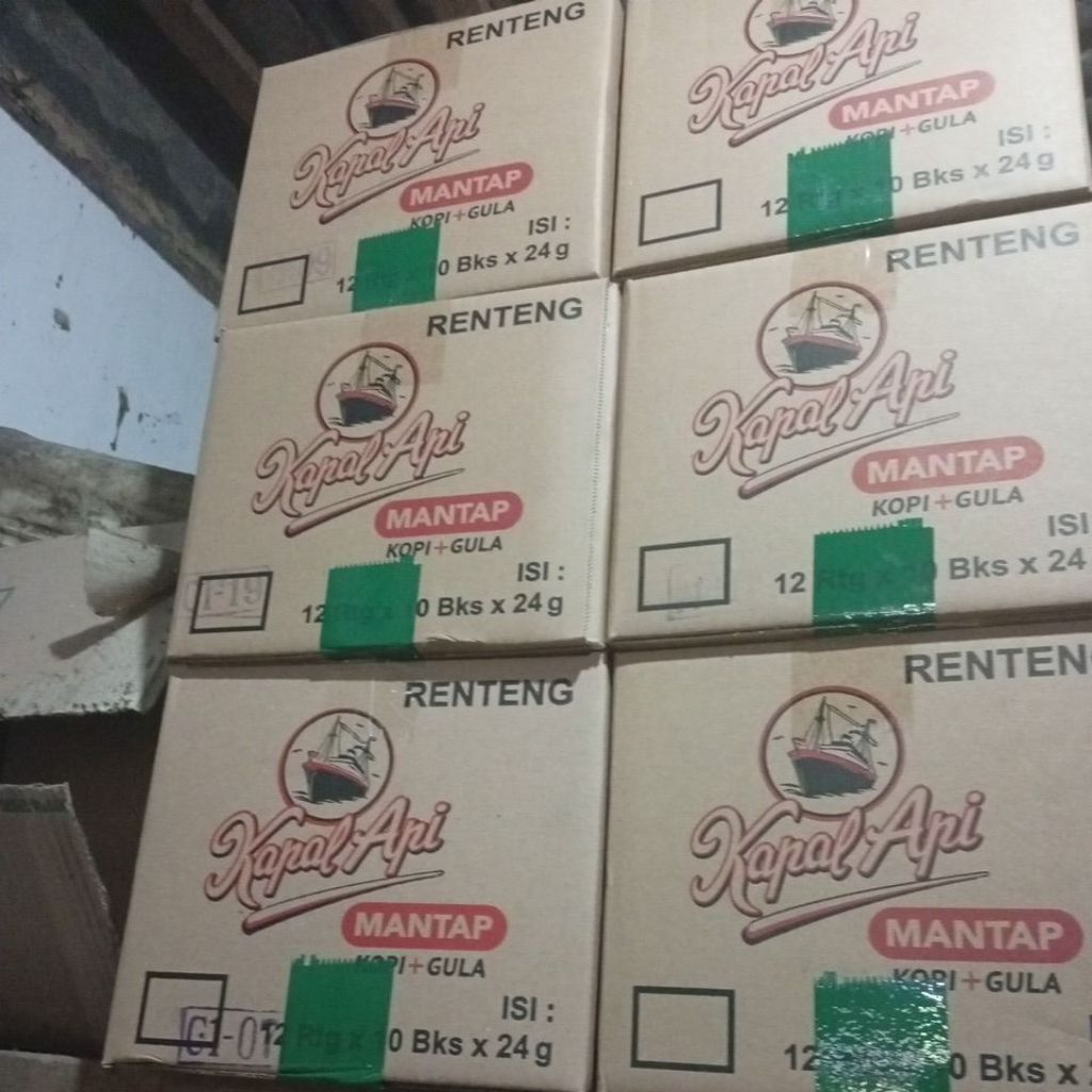 CARGO Paket 6 Karton Dus Kapal Api Mantap 24gr